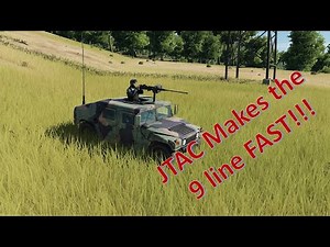 DCS WORLD JTAC 9 line creation. Arrive at the observation post and get to work!!!