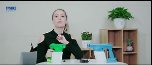 TPSHKE Cordless Electrostatic Handheld Sprayer Green Professional Hand Held Electrostatic Spray Gun (16.9 OZ Tank)