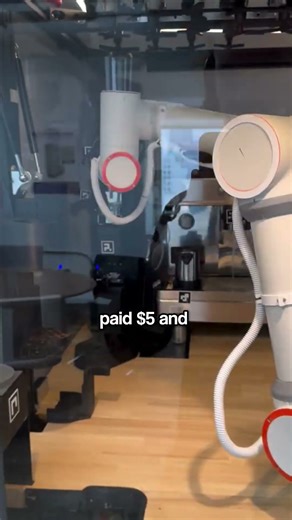 Robot Coffee Disaster at the Airport