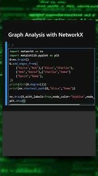 Graph Analysis with NetworkX