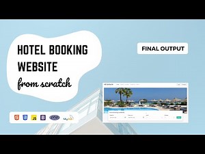 Hotel Booking Website using PHP and MySQL | Final Output