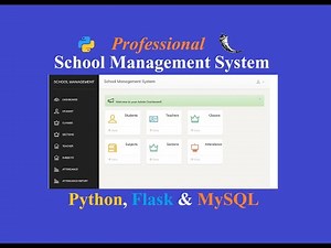 Build School Management System with Python Flask and MySQL | Python Project