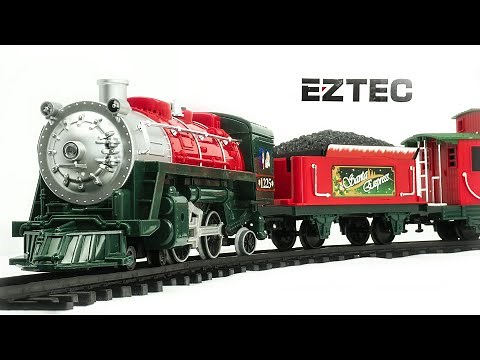 Walmart's $59 Eztec Santa Express Christmas Battery-powered Train Set (35 Pieces) Unboxing & Review