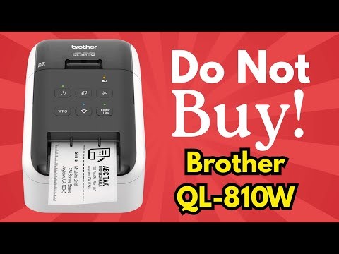 DON'T BUY Before Watching! Brother QL-810W Brutal, No-Nonsense Review- 7 Reasons Do Not Buy
