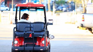 There are golf carts everywhere in Florida. Where are they allowed to go? Can kids drive them?
