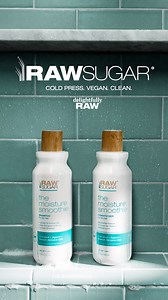 Drench your strands in deep hydration with The Moisture Smoothie Shampoo & Conditioner! ✨便 Infused with coconut, agave, and sweet almond oil, this ultra-nourishing formula gently cleanses while restoring softness, shine, and strength. Shop now to give your hair the love it deserves! | Raw Sugar | Facebook