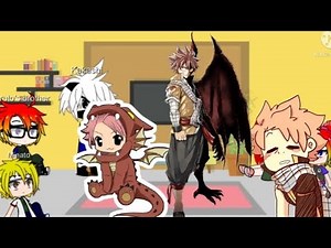 naruto characters/family react to naruto as natsu dragneel (gacha life/club english)