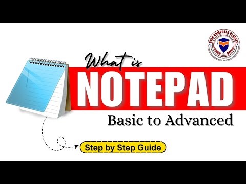 What is Notepad | Learn Notepad From Beginner to Pro | Step by Step Guide in Hindi