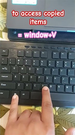 how to access copied links or items on laptop or pc#viral #window #laptop #keyboard