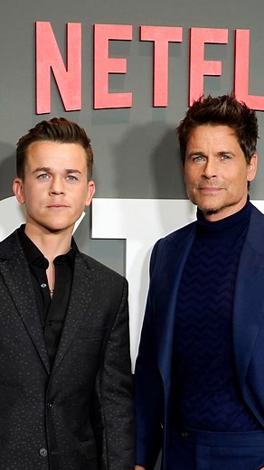 Rob Lowe and his son, John Owen Lowe, reunite onscreen for season 2 of the Netflix comedy "Unstable." The two traveled down memory lane to an iconic "Vanity Fair" photoshoot and how their famous family line "Activate your core" came about. | AP