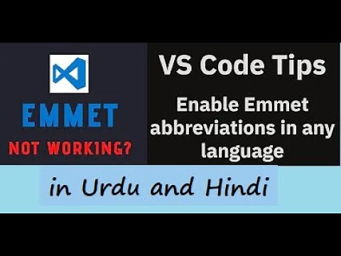 how to enable emmet abbreviations in visual studio code
