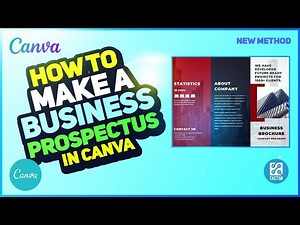 How to Make a Business Prospectus in Canva | Professional Design Tutorial 2025