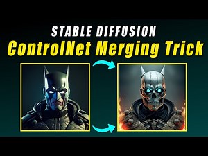 Stable Diffusion ControlNet Merging Trick Explained | Depth and HED Model | ControlNet Trick