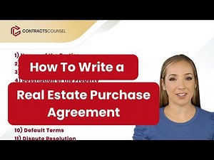 How To Write a Purchase Agreement for Real Estate [8 EASY STEPS]
