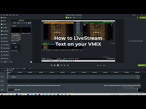 How to Display Text on VMIX | CriticArt Productions