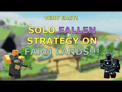 (TDS) EXTREMELY EASY SOLO FALLEN STRATEGY ON FARMLANDS!!!