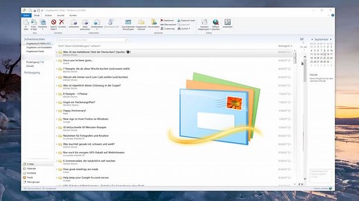 Kostenloses Mail Programm: Windows Live Mail