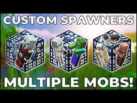Minecraft - How To Get Custom Spawners!