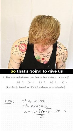 Oxford University Maths Admissions Test 2022 Question 1