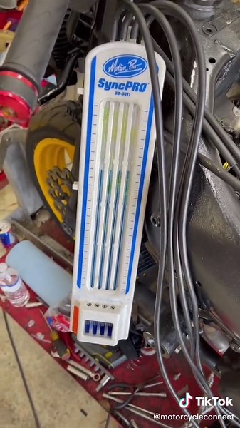 carb sync part 3 #fyp #motorcycle #howto #diy #carb