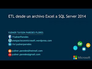 1. ETL desde un archivo Excel a SQL Server