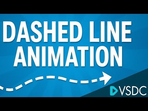 How to create dashed line animation in VSDC Video Editor