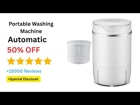 Portable Washing Machine Really Worth for Daily Clothes for Hostels, Travel, Students and Small Home