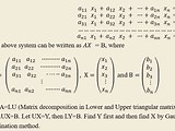 LU Decomposition method