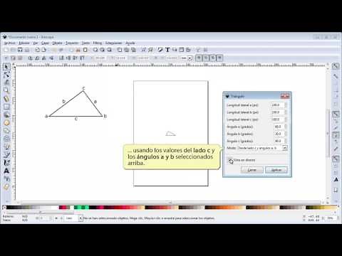 24.4 Tutorial de Inkscape Extensiones. Triángulo