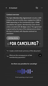 49K views · 66 reactions | Sign smarter. Acrobat AI Assistant helps you spot hidden clauses, so you’re never surprised by a contract again. | Adobe Acrobat | Facebook