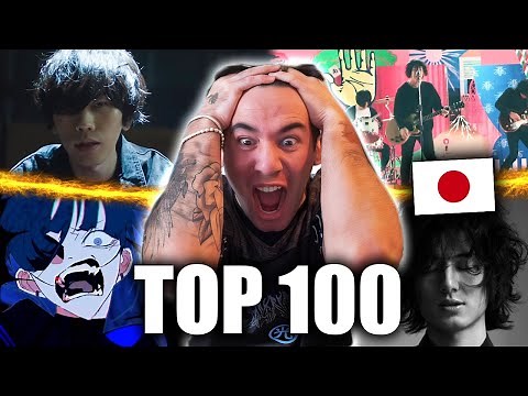 American Reacts to THE TOP 100 MOST STREAMED SONGS IN JAPAN🔥