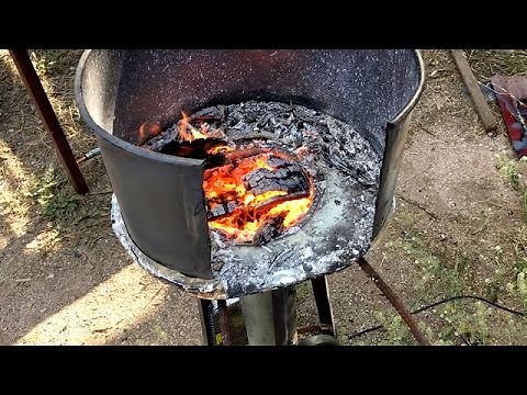 How To Build A Coal Forge | Simple Homemade Blacksmith's Forge