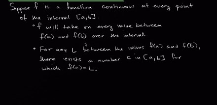 Intermediate value theorem