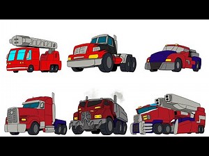 The SUPER! ULTIMATE Transformers Optimus Prime animation compilation Part 2