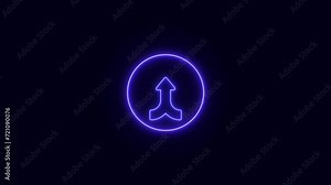directional arrow loop, direction arrow line loop animation.