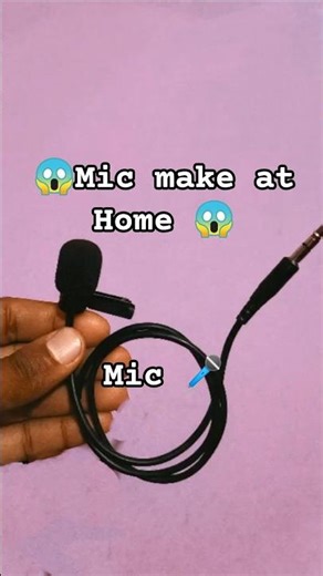 How To Make Mic At Home | Diy mic | Lifehacks | #mic #shorts