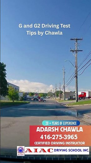 G and G2 Driving Test Tips by Chawla