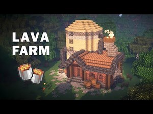 Minecraft | Aesthetic Lava Farm Tutorial