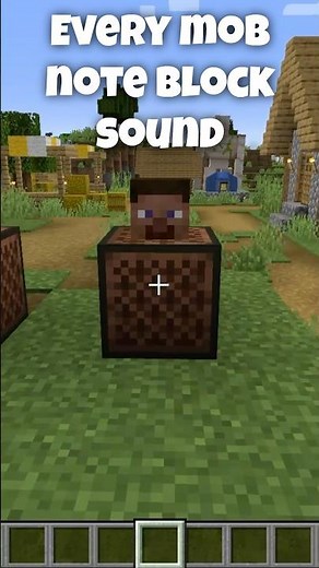 Every mob note block sound in minecraft
