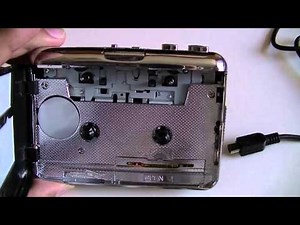 カセットテープをＭＰ３に変換するプレーヤーを使ってみました。