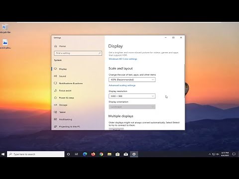Display Larger or Smaller Than Monitor in Windows 10 FIX