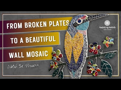 AMAZING DIY WALL MOSAIC ANYONE CAN TRY!