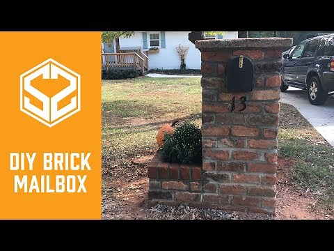 DIY Brick Mailbox