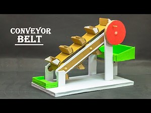 Science Projects | Conveyor Belt Model | How to make a Conveyor Belt