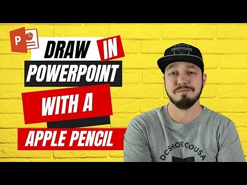 How to DRAW in PowerPoint with an Apple Pencil // Tutorial