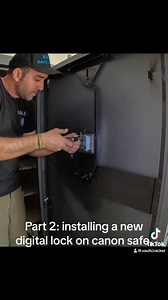 29K views · 39 reactions | Part 2: Installing a new digital lock on canon gun safe. #canonsafe #digitallock @dormakaba #tamaracfl #gunsafe | Miki Benyair | Facebook