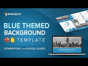 Blue Themed Presentation Background For Business | PowerPoint & Google Slides