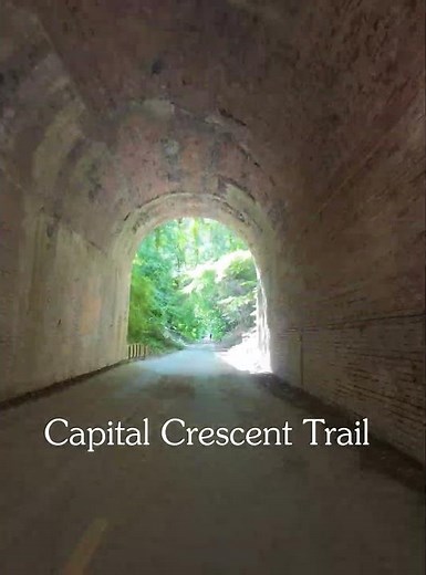 Capital Crescent Trail Tunnel #capitalcresent