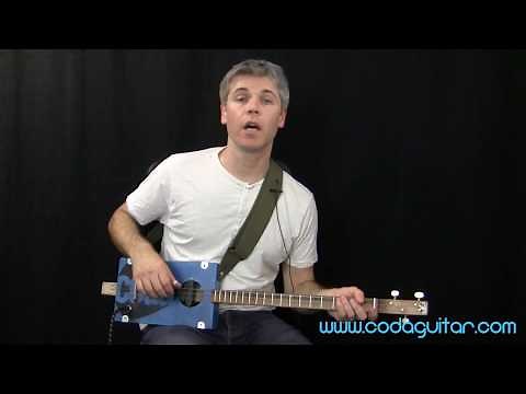 Cigar Box Guitar - 3 String Fingerstyle Lesson