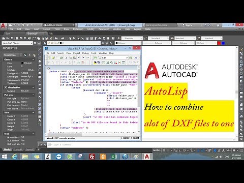 AutoCad | AutoLisp | How to combine alot of DXF files to one